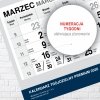 Kalendarz TRÓJDZIELNY PREMIUM 2026 KAWA